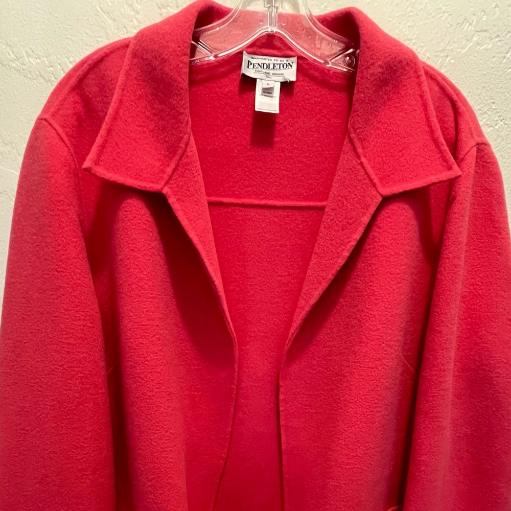 Pendleton Boiled Wool Coral Jacket - image 1